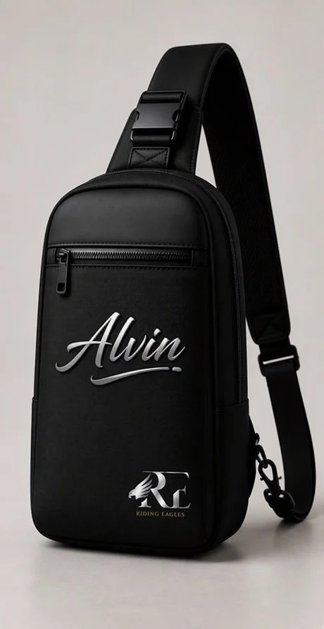 Riding Eagles Personalized Sling Bag