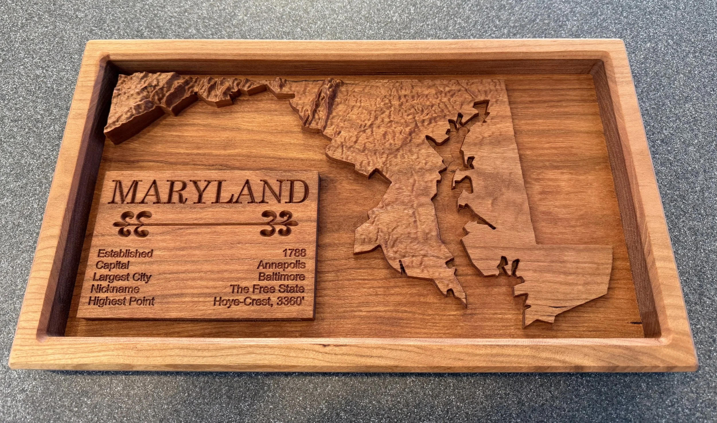 Maryland Topography