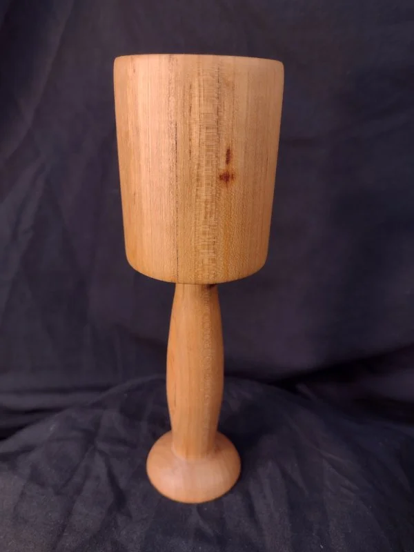 A wooden mallet