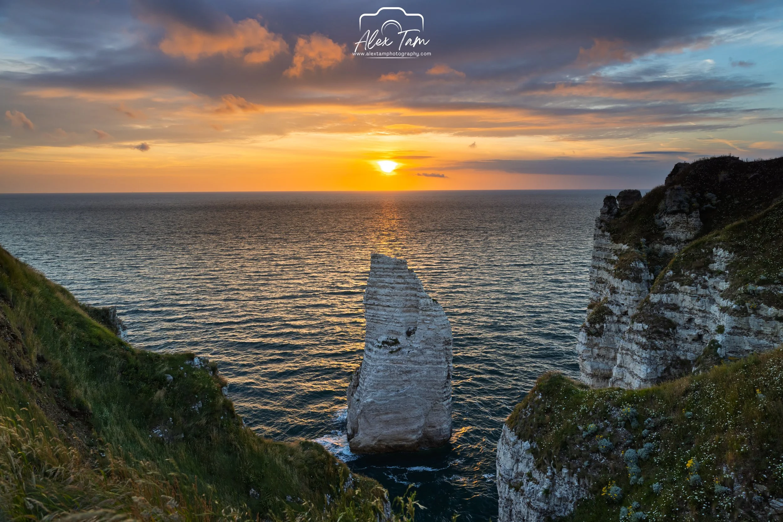 Plage de Jambourg Sunset