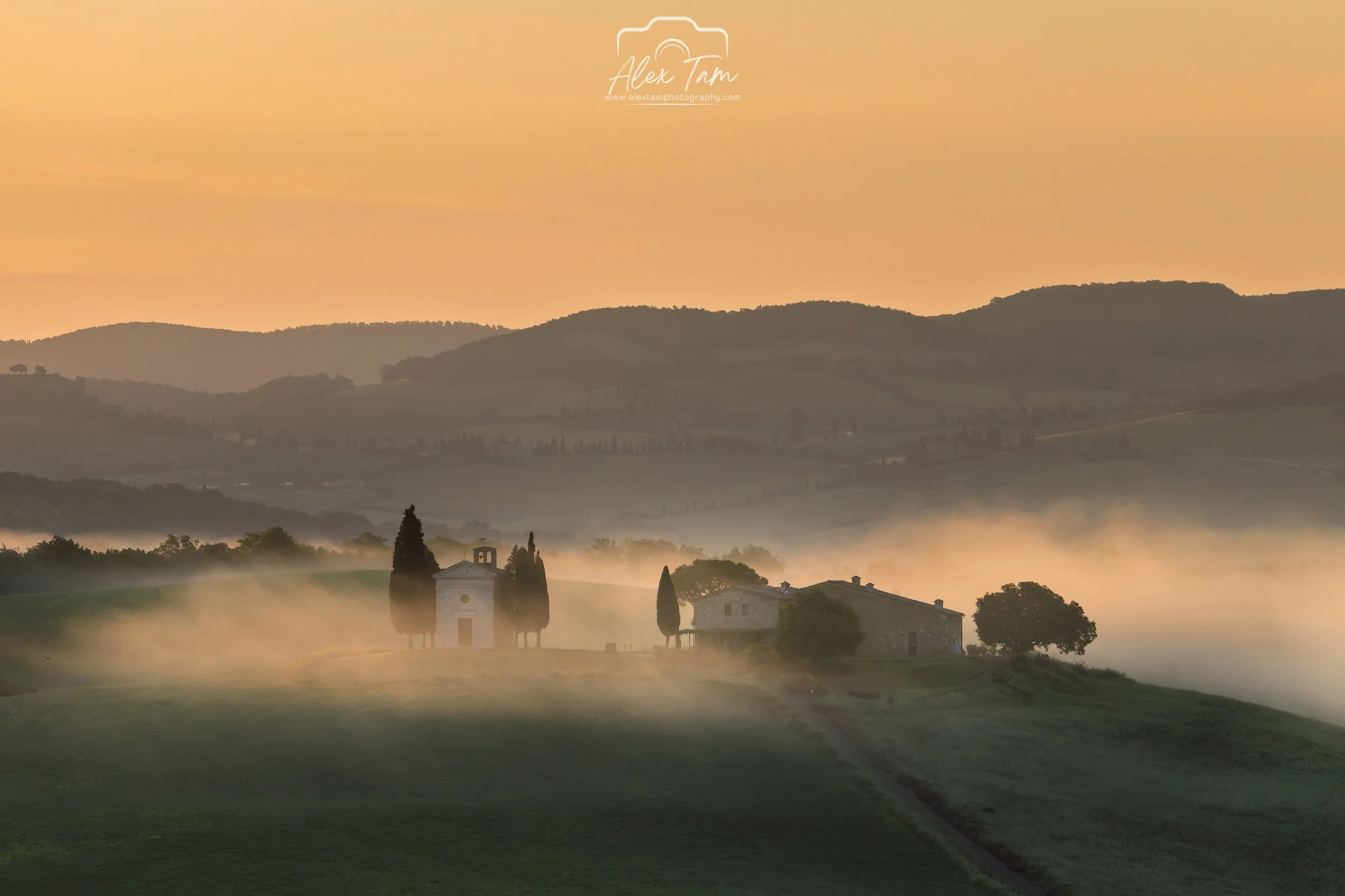 Fog Over Chapel Vitaleta