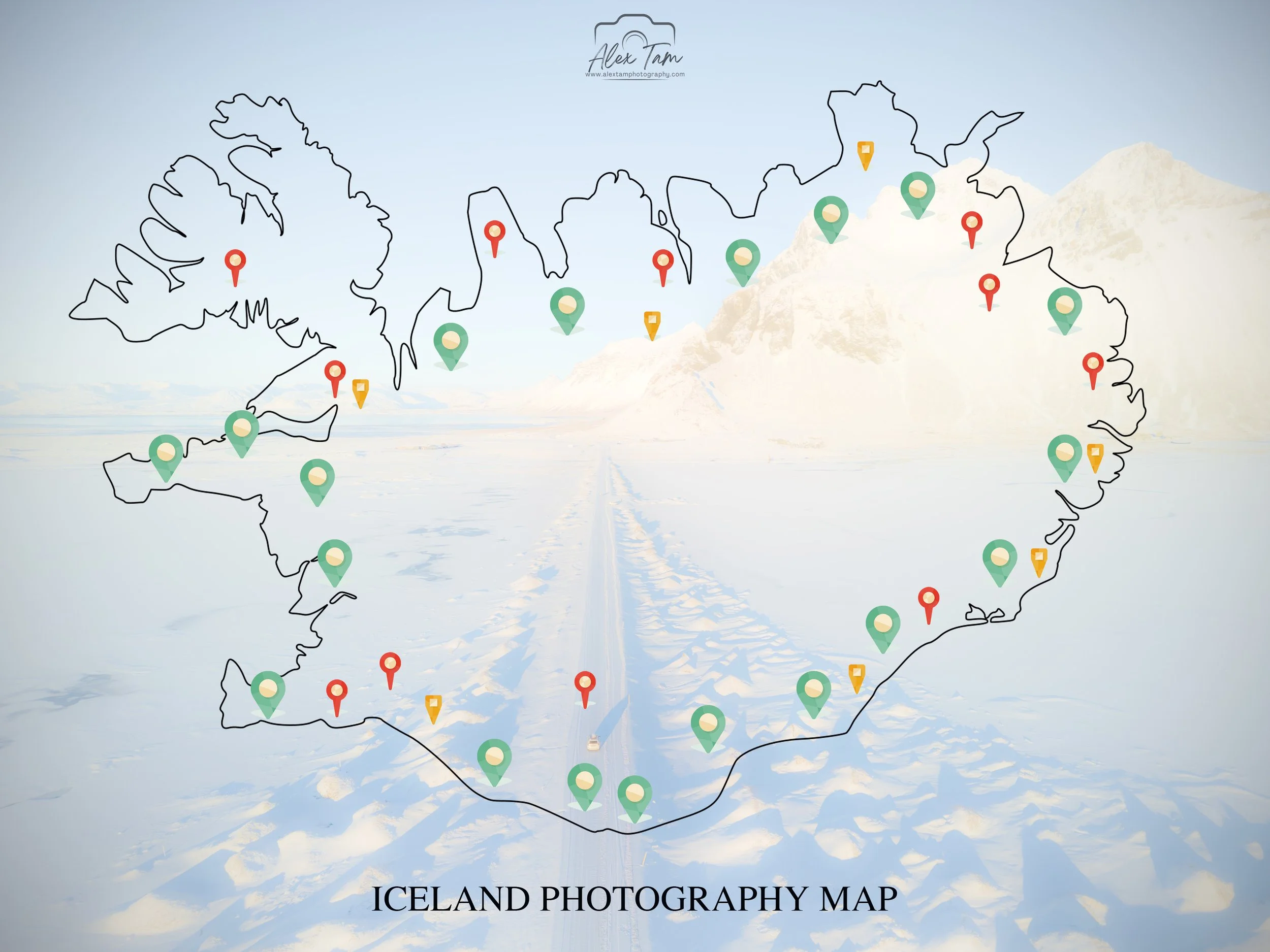 Iceland map