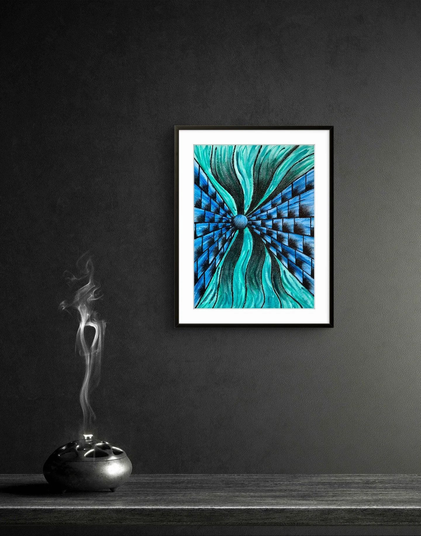 Still bouncing between those walls. 

Water in the Walls, Watercolor and charcoal, 9&rdquo;x 12&rdquo;.
Original painting available at link in bio.

#mixedmediaart #watercolor #charcoal #painting #contemporarypainting #abstractpainting #modernart #co