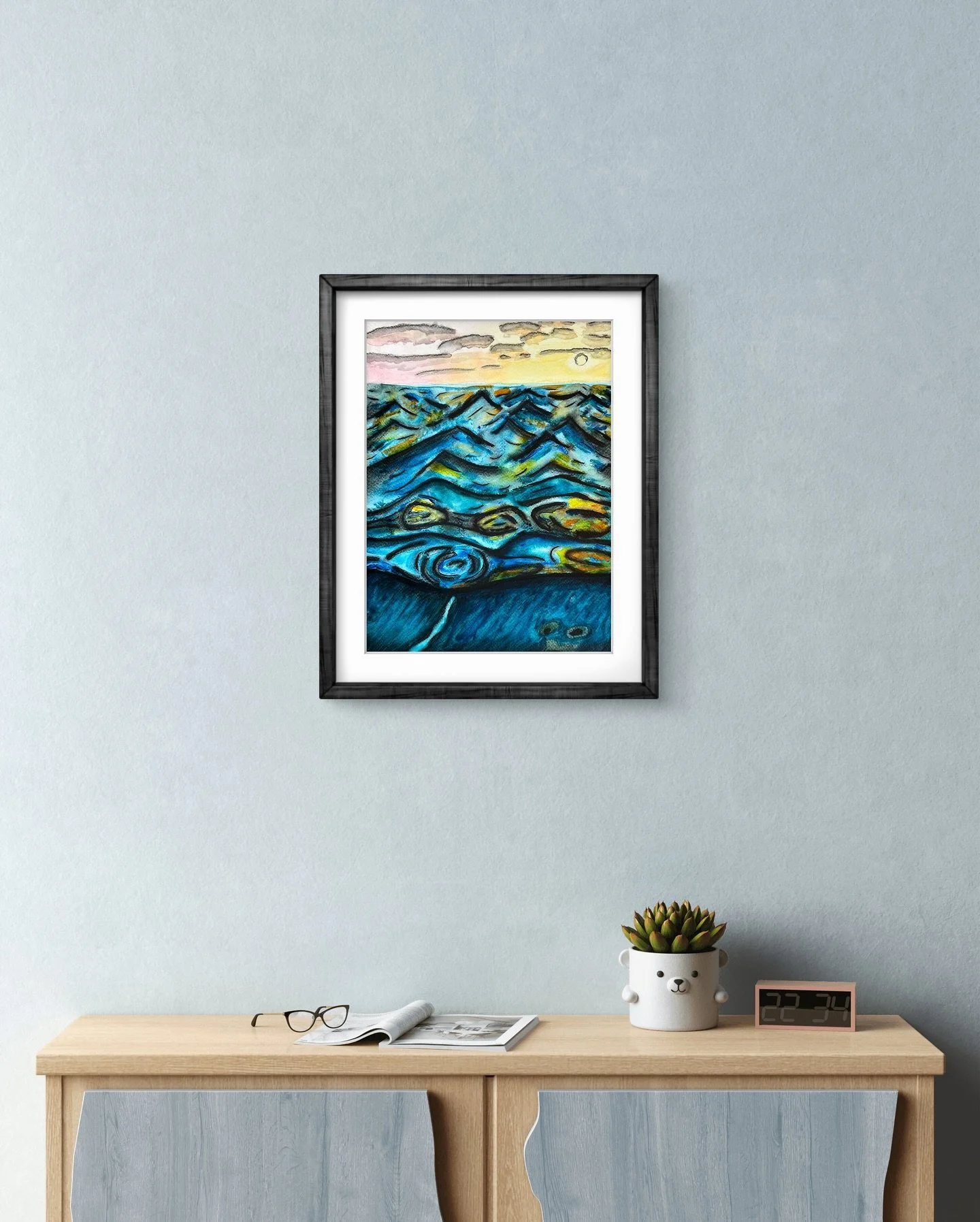 I know this one will be hard to part with.  Each painting feels like it is a part of me. 
Sunset on the Water, Watercolor and charcoal, 9&rdquo;x 12&rdquo;.
Original painting and prints available at link in bio.

#mixedmediaart #watercolor #charcoal 