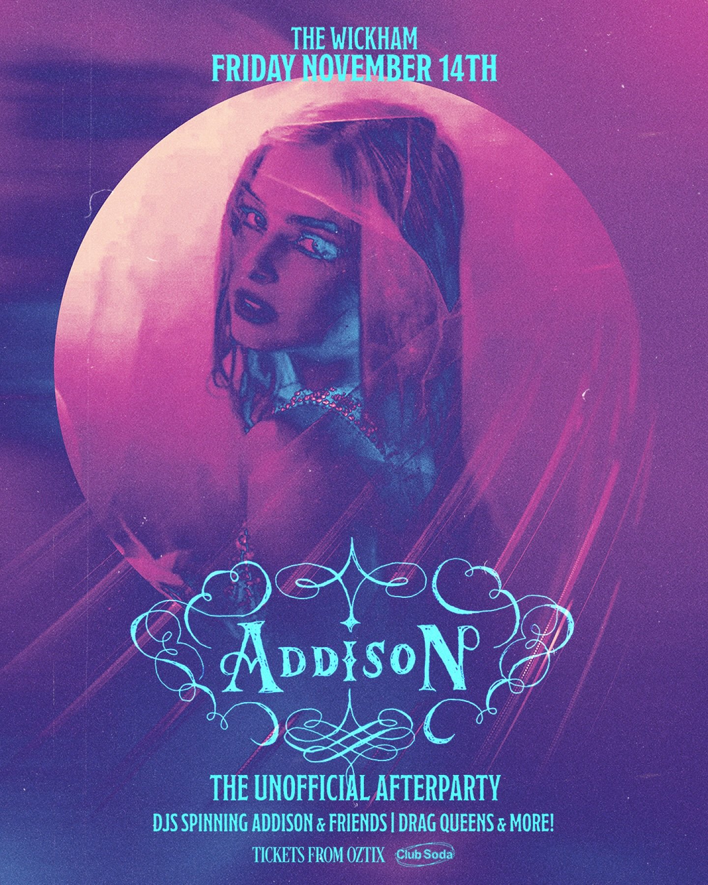 I got a taste of the glamorous life 💕✨

Join us Friday November 14th at @thewickham for an unofficial afterparty celebrating the people&rsquo;s princess, our fave reformed TikToker turned music&rsquo;s hottest new it-girl... @addisonraee after her d