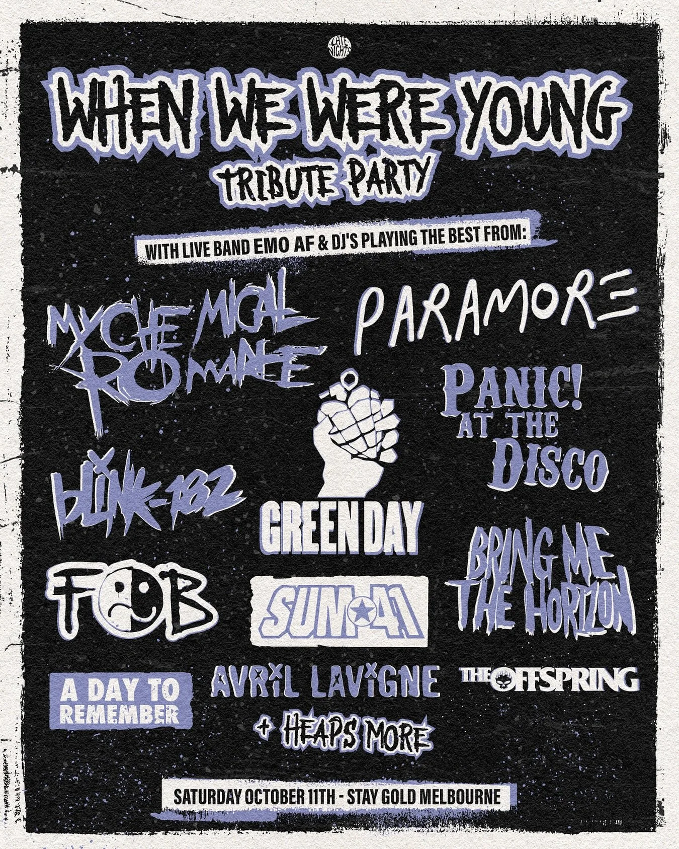 Couldn&rsquo;t make it to Vegas this year? We&rsquo;ve got you covered. We&rsquo;re throwing a tribute party to the iconic When We Were Young Festival right here at @staygoldmelbourne on October 11th.

Featuring two massive live sets from Melbourne&r