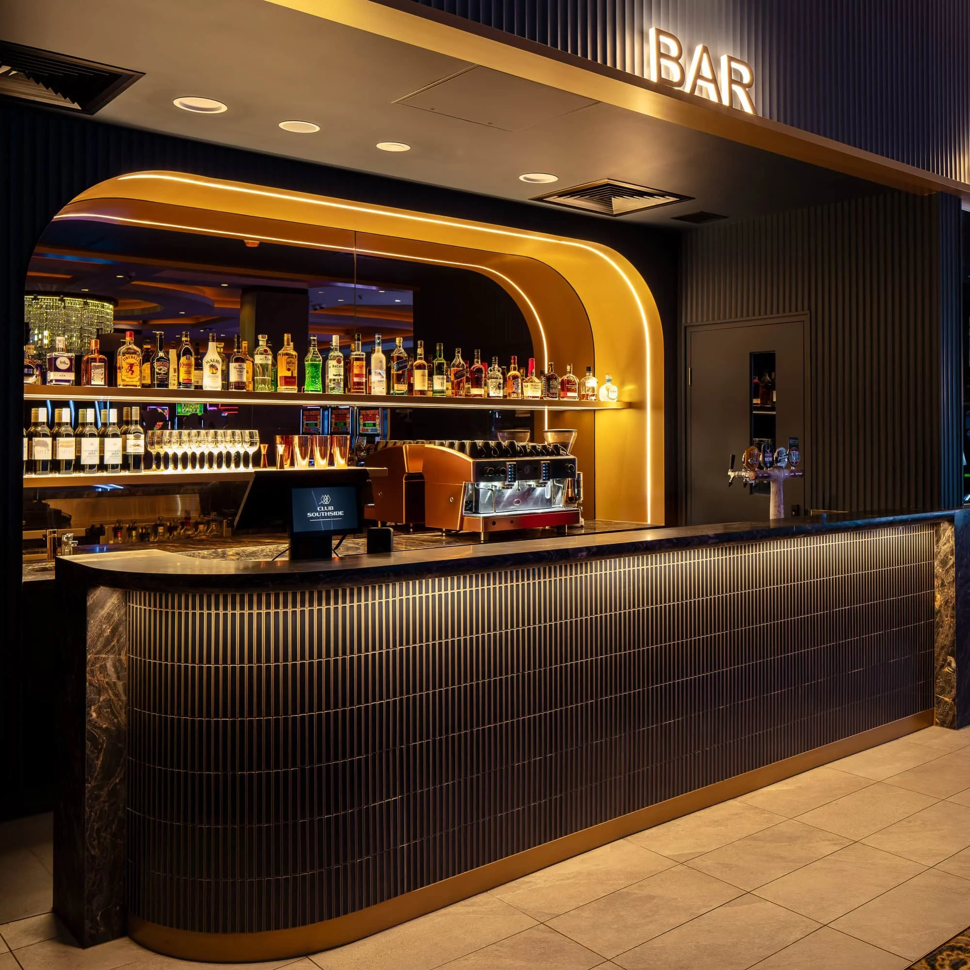 Club Southside gaming room renovation, Brisbane