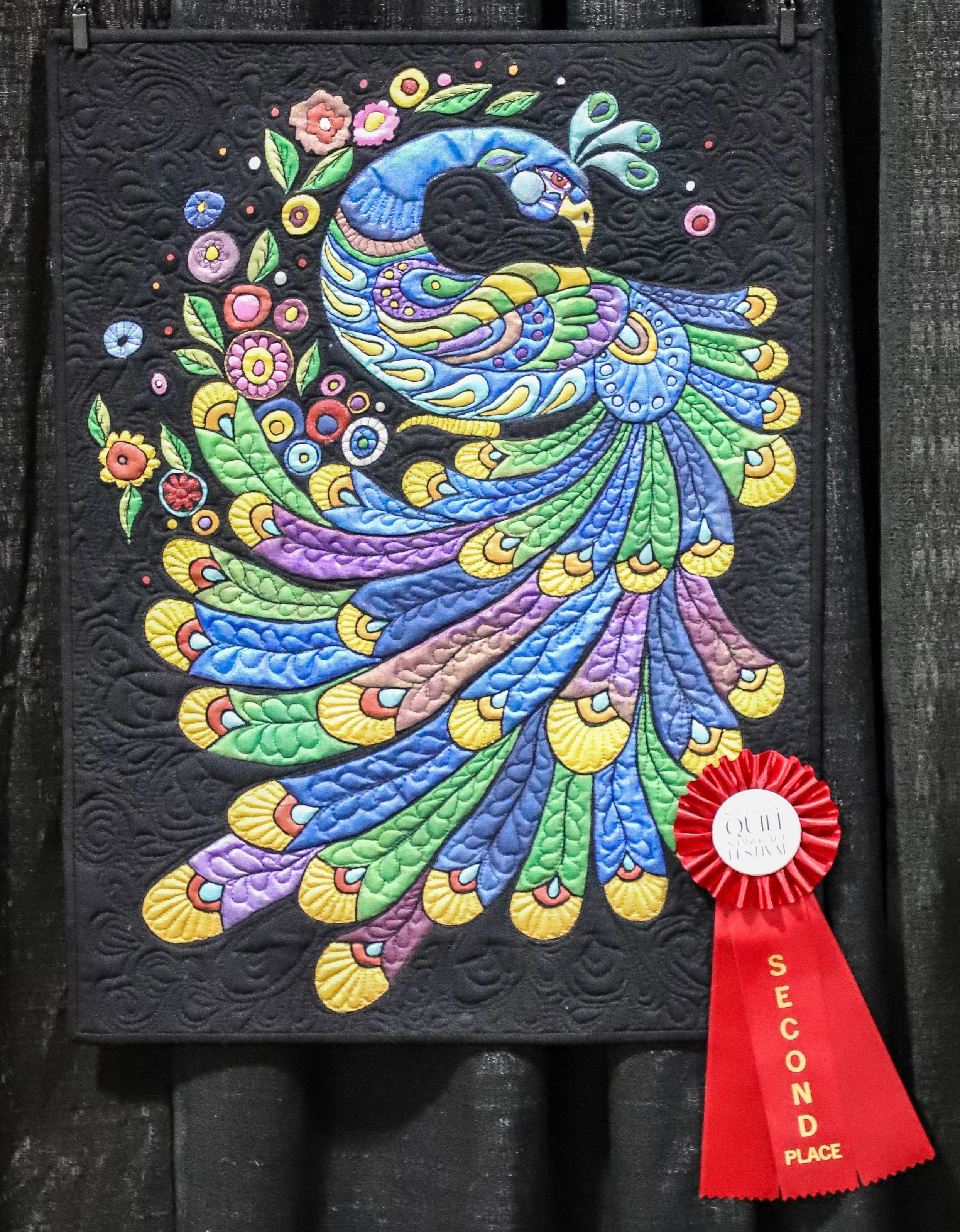 Pictorial Art 2nd Place - Nannett Jordan - Metallic Peacock