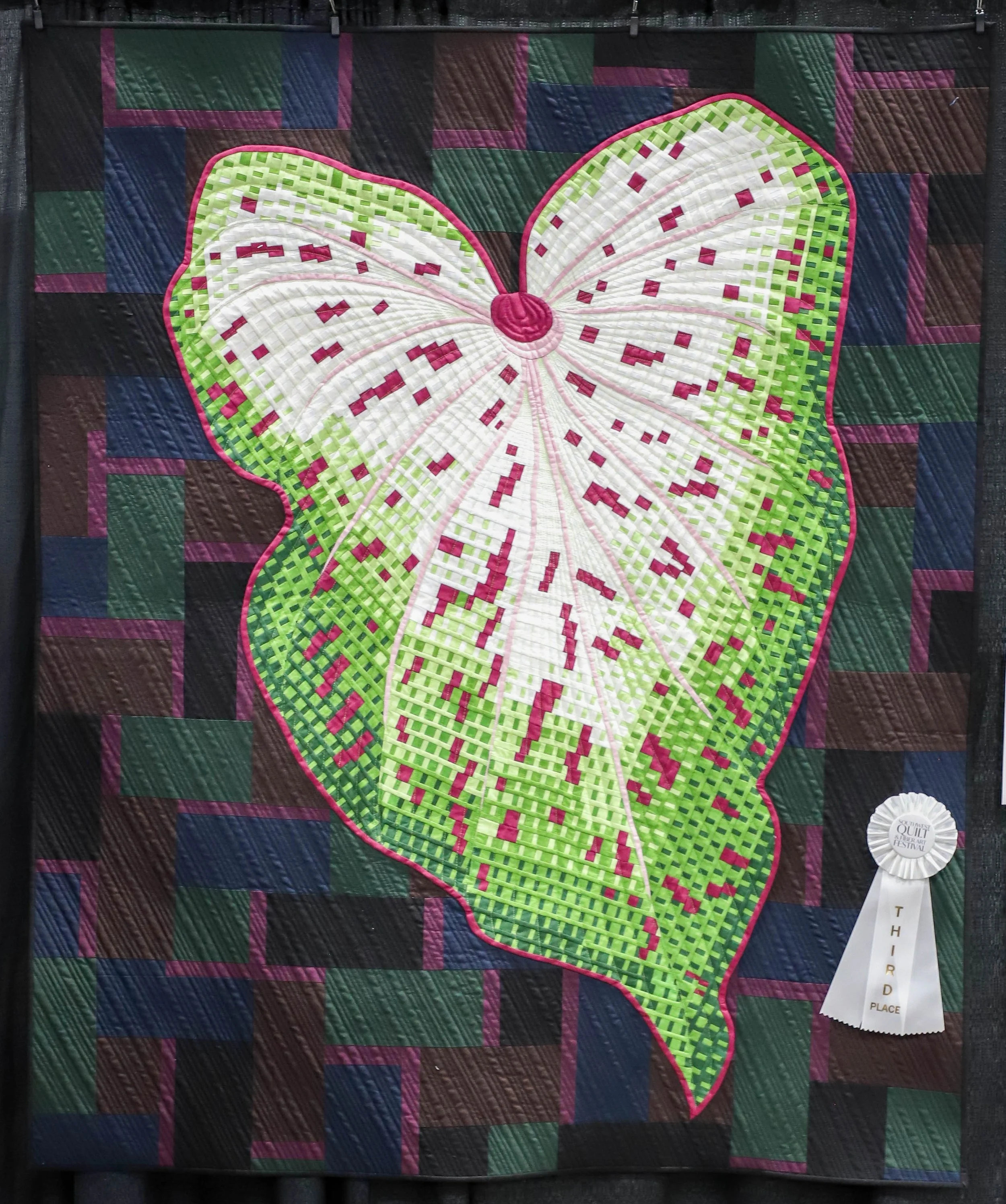 Improvisational 3rd Place - Sherrill Ash - Caladium Leaf