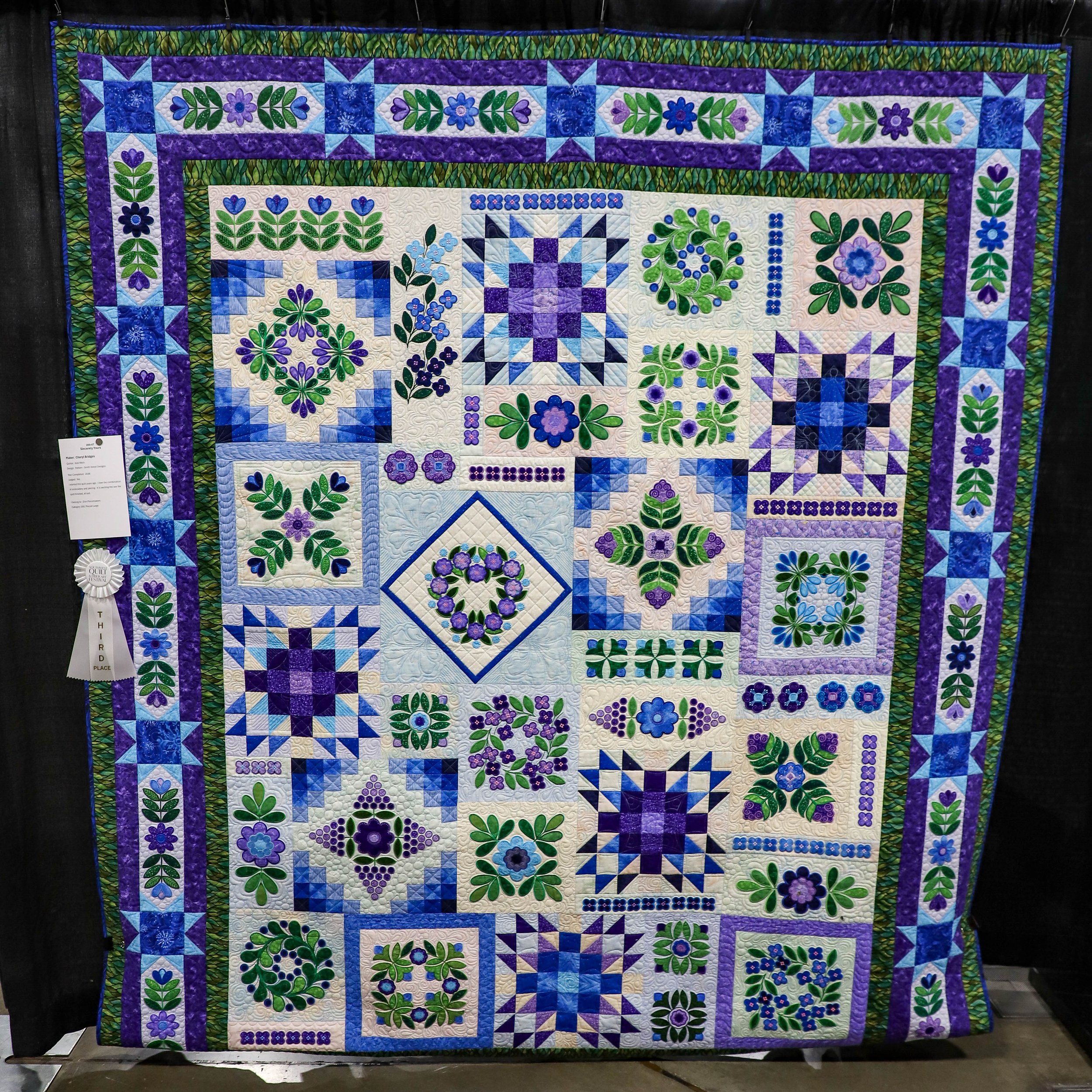 Pieced Large 3rd - Cheryl Bridges - Sincerely Yours