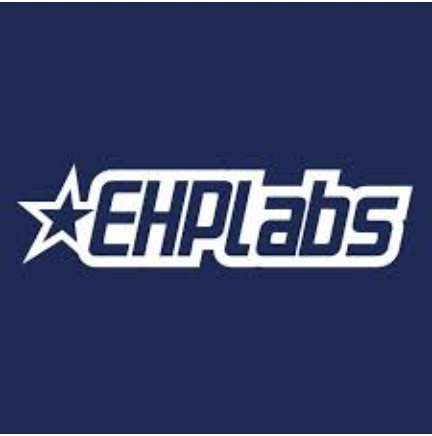 EHLabs logo with a star and stylized text on a dark blue background.