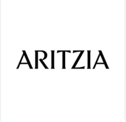Black text reading 'ARITZIA' on a white background.