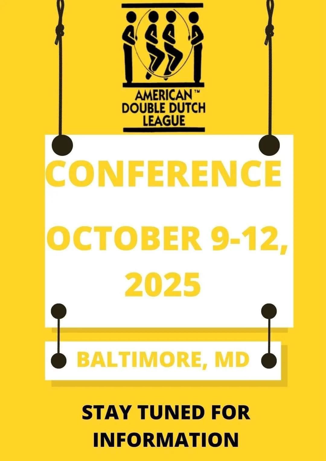 American Double Dutch League™ Conference