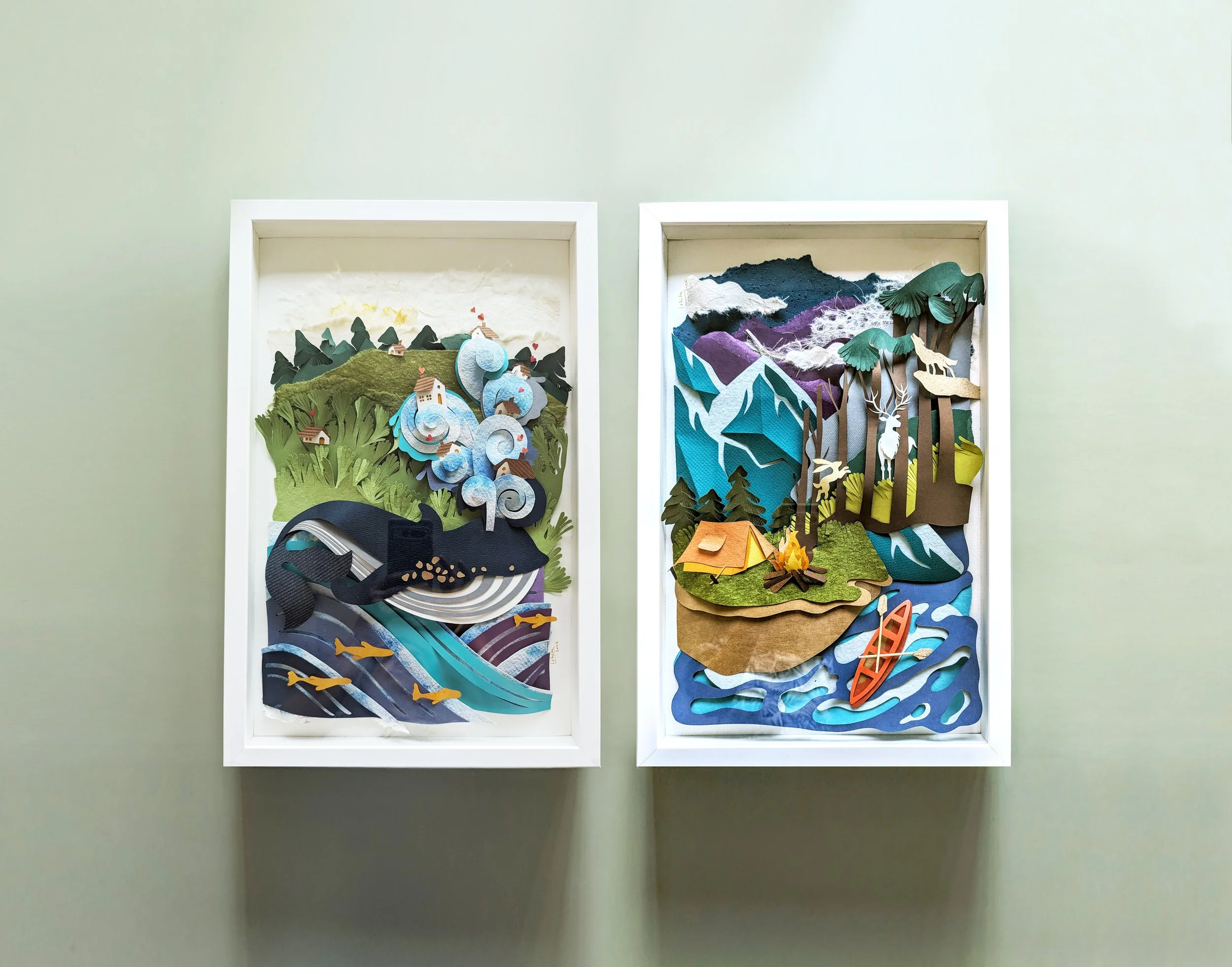 At the Sea. In the Woods_wall.jpg