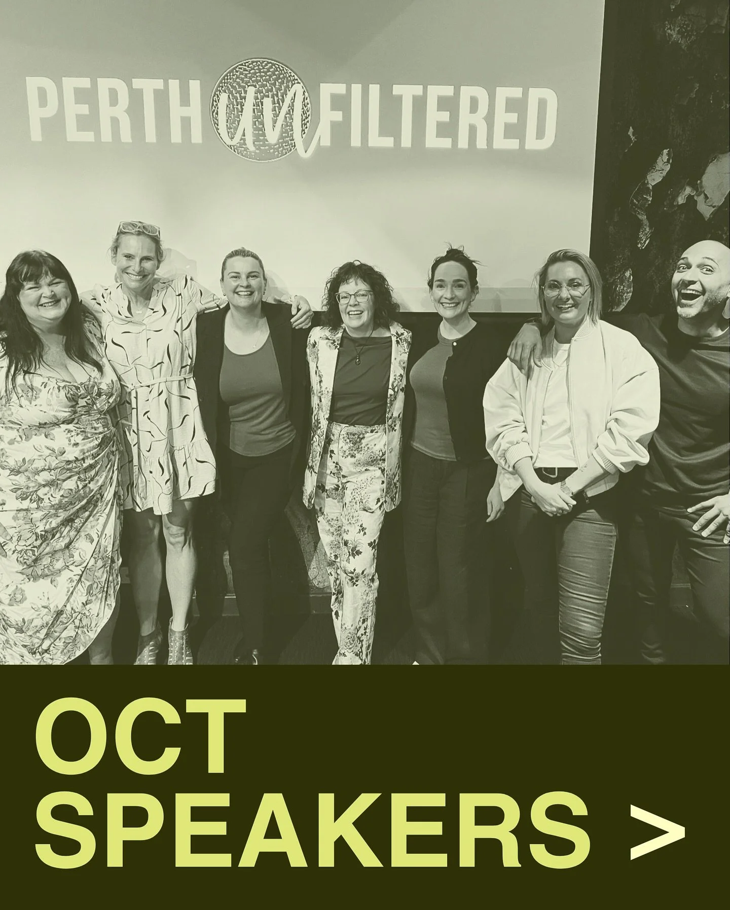October Unfiltered in Perth, done and DONE! 👊🏼 

Helen, Sally, Hayley, Naomi and @thelaurenporren - what extraordinary humans and storytellers you are. Thanks for bringing the magic last night. 🙏🏼 

Hosted by @speakershil and interim-timekeeper @