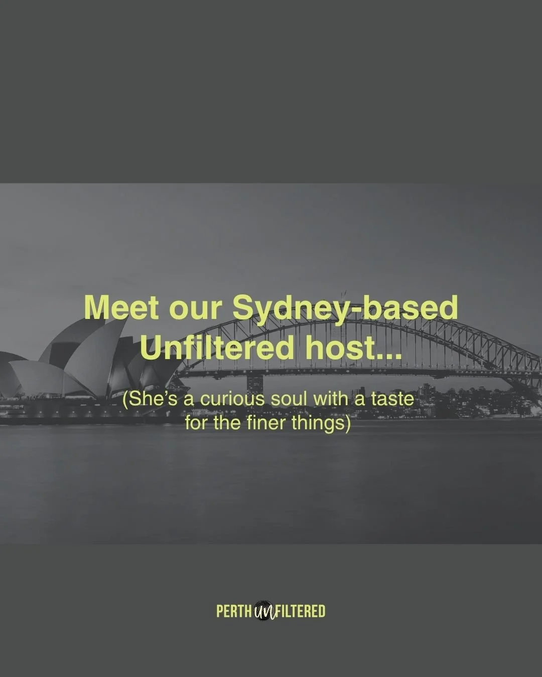 Meet the woman bringing Sydney Unfiltered to life👋

✨ The best storytellers aren't always the ones doing the talking - they're the ones who never stop being curious.

Meet @ellalucygarrick - our Full-Time Chatterbox &amp; Curious Creative and the ho