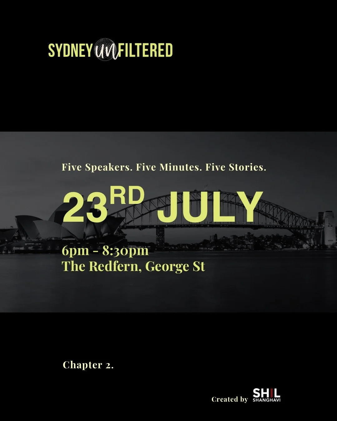 Sydney, we're back!

💛After an incredible first chapter, Unfiltered returns to Sydney for another evening of real stories, genuine conversations, and meaningful human connection.

👉 Hosted by our Sydney-sider @ellalucygarrick, this is your invitati