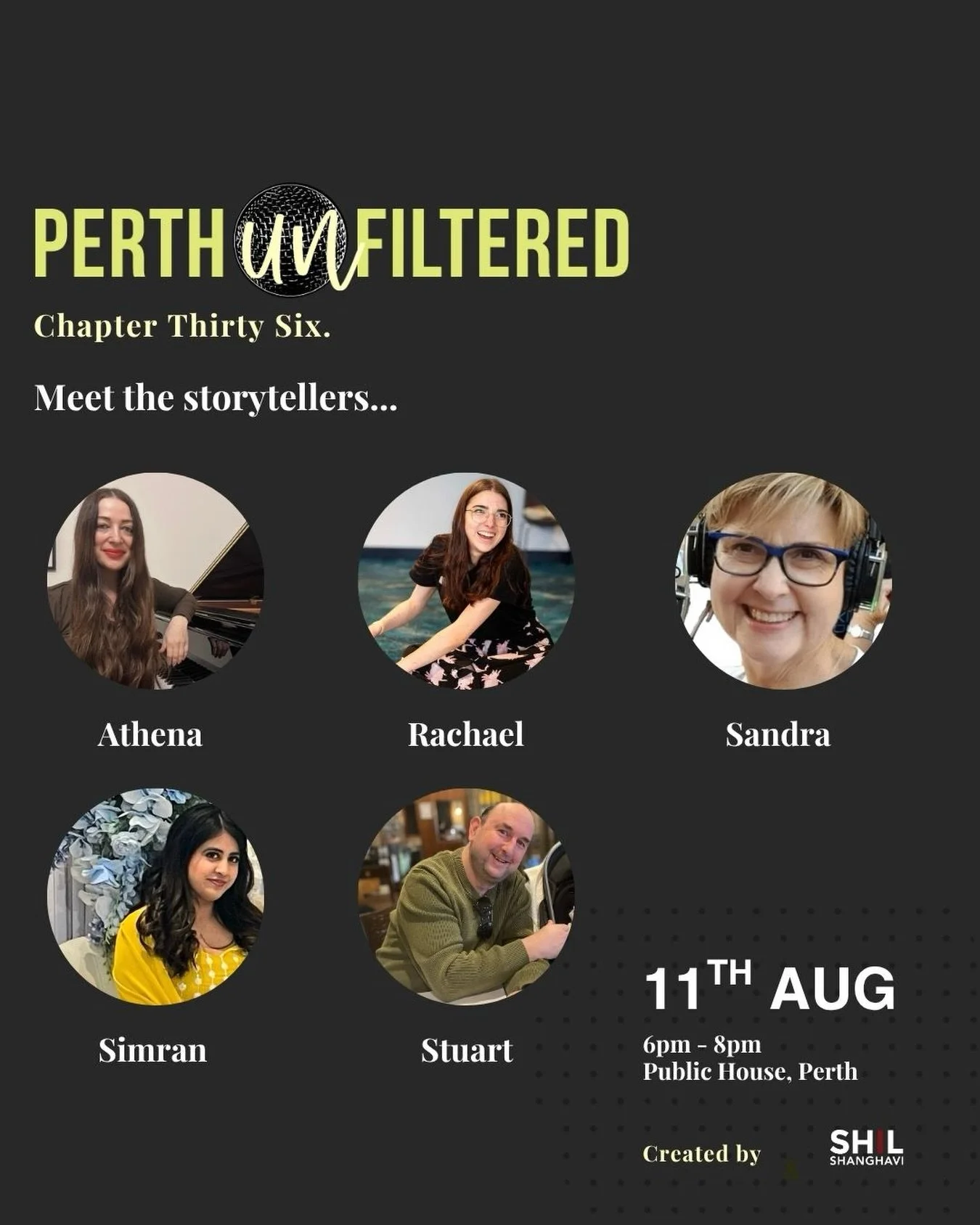 A SOLD-OUT room🙌Five stories🎤Tomorrow night🎉

Every seat is filled!

A room full of strangers will gather to hear five people step onto a stage and share the moments that changed them✨

Some stories will make you laugh. Some might catch you off gu