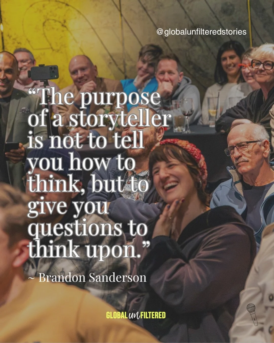 What happens when strangers stop scrolling and start listening?

Something starts to stir inside of us all✨

At Unfiltered, we bring people together through live storytelling, honest conversations and real human connection - and these photos capture 