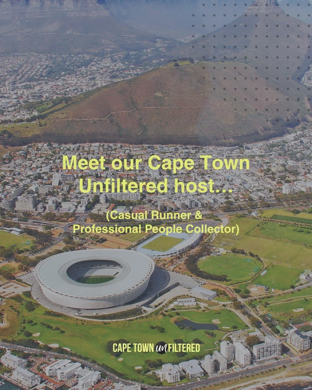 Some people go to the grocery store for milk. Anika might come home with a new friend 😄

Meet Anika Weitz, our Cape Town Unfiltered host and resident Human Connector.

She&rsquo;s all about bringing people together, especially for a good cause. Away