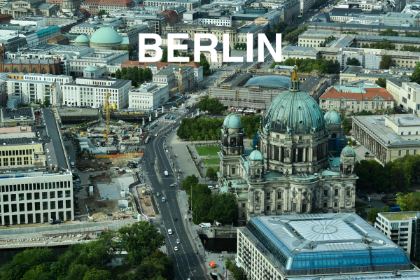 Aerial view of Berlin
