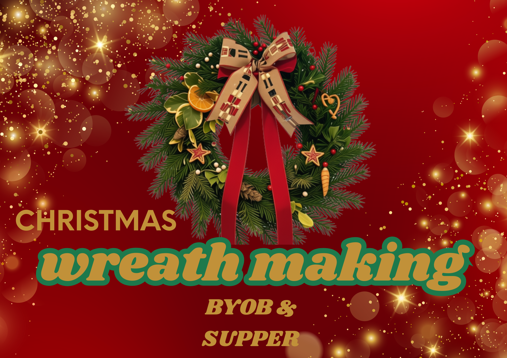 Gift Certificate for this Christmas Wreath Making Workshop