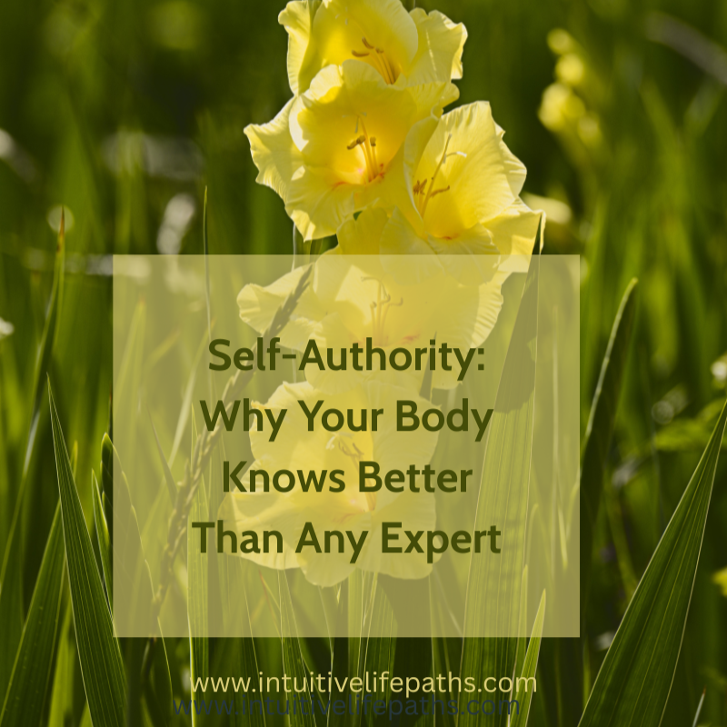 Self-Authority: Why Your Body Knows Better Than Any Expert&nbsp;