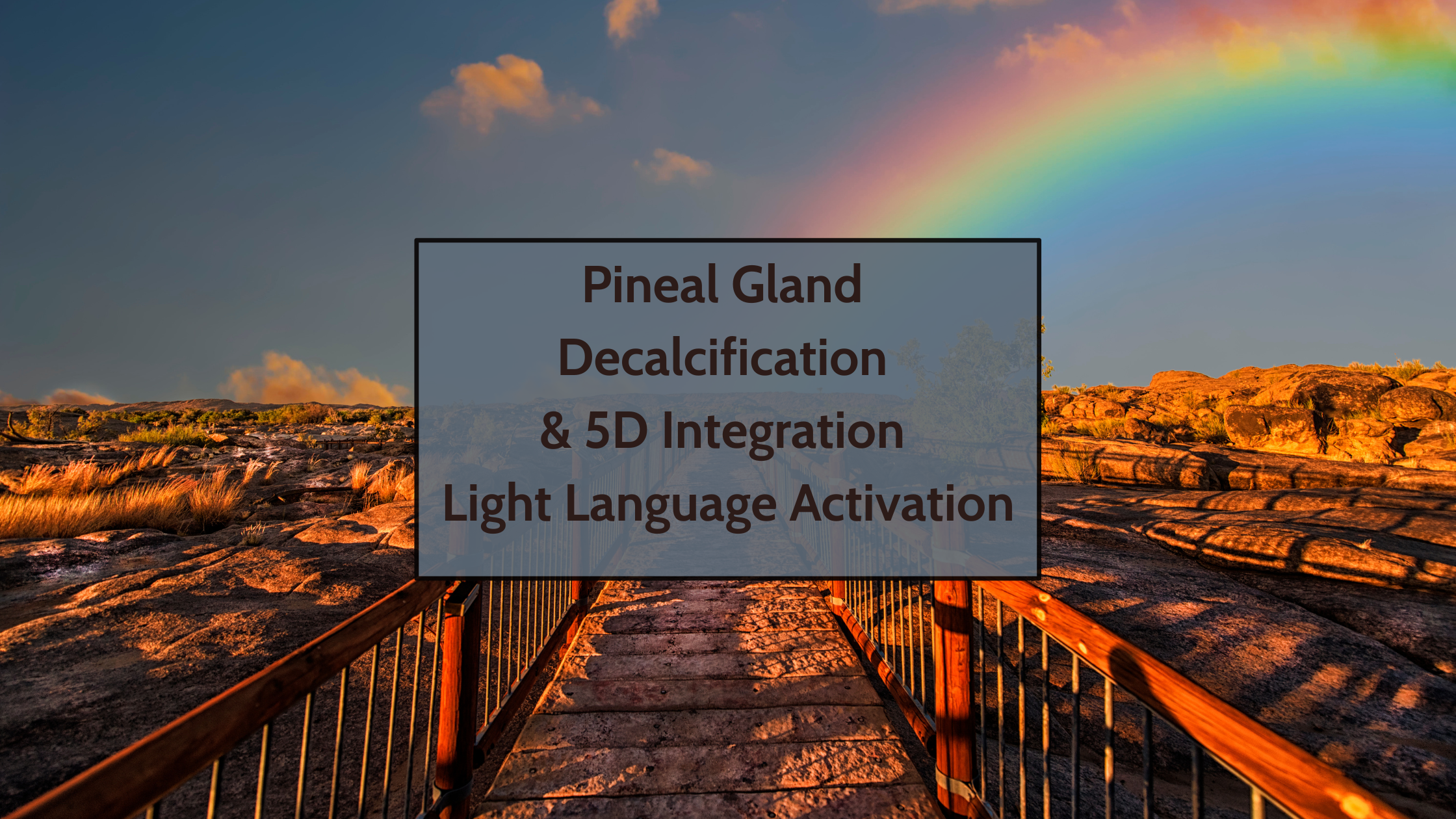 Pineal Gland Decalcification & 5D Integration Light Language Activation