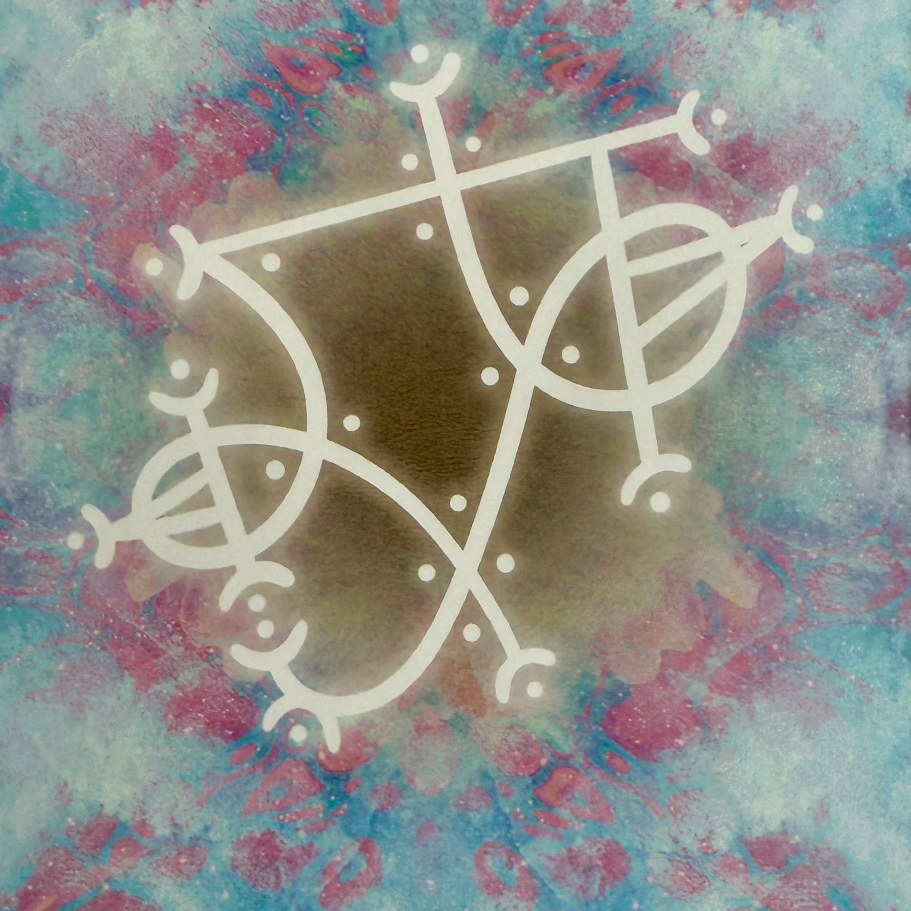 Death and rebirth light language symbol - From Sirius With Love Oracle deck