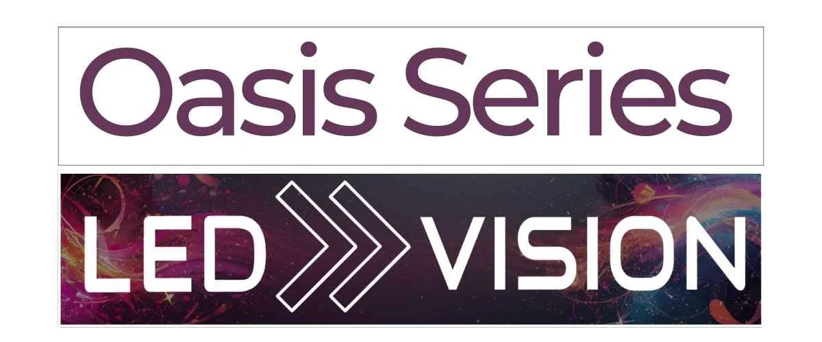 VISTA Series logo with orange arrows, mountain and house icons, and the text 'VISTA Series Outdoor/Indoor'.