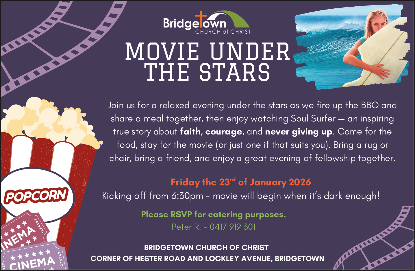 Family BBQ and Movie Night