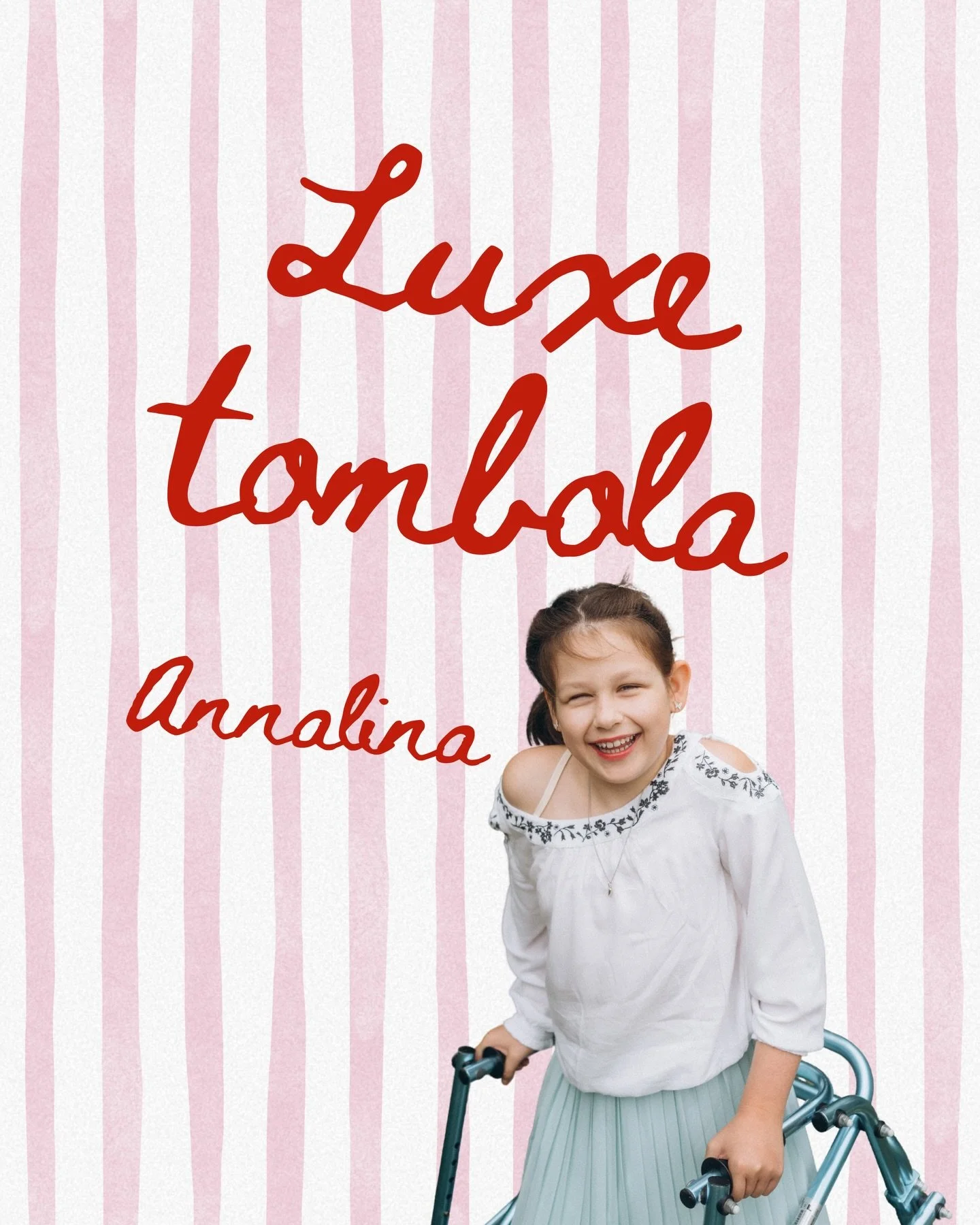dit is voor Annalina 💖

mijn metekindje
en echt het meisje dat altijd blijft lachen

ze heeft CP en gaat volgend jaar naar het middelbaar
waarvoor ze hulpmiddelen nodig heeft
die gewoon&hellip; heel veel kosten

ik voelde al even dat ik iets wilde d