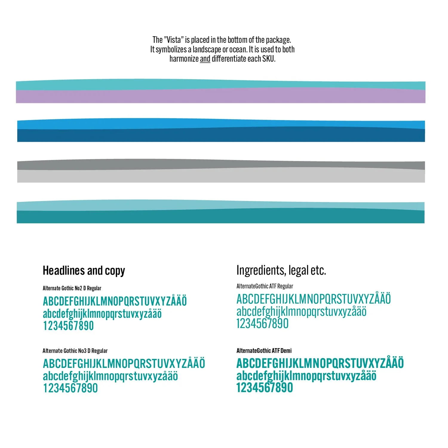 Colors and fonts from the Såklart Guidelines