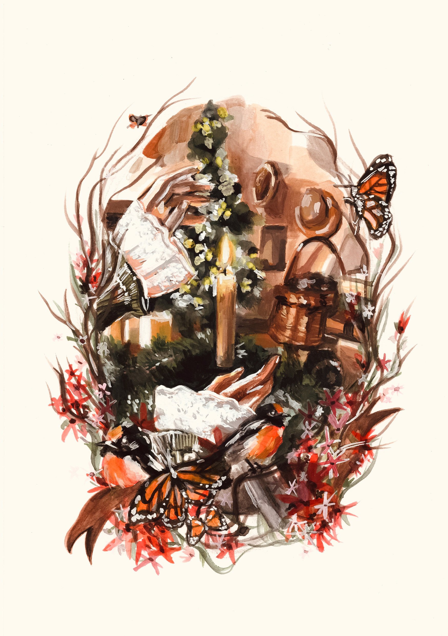 Christmas Illustration, 2023