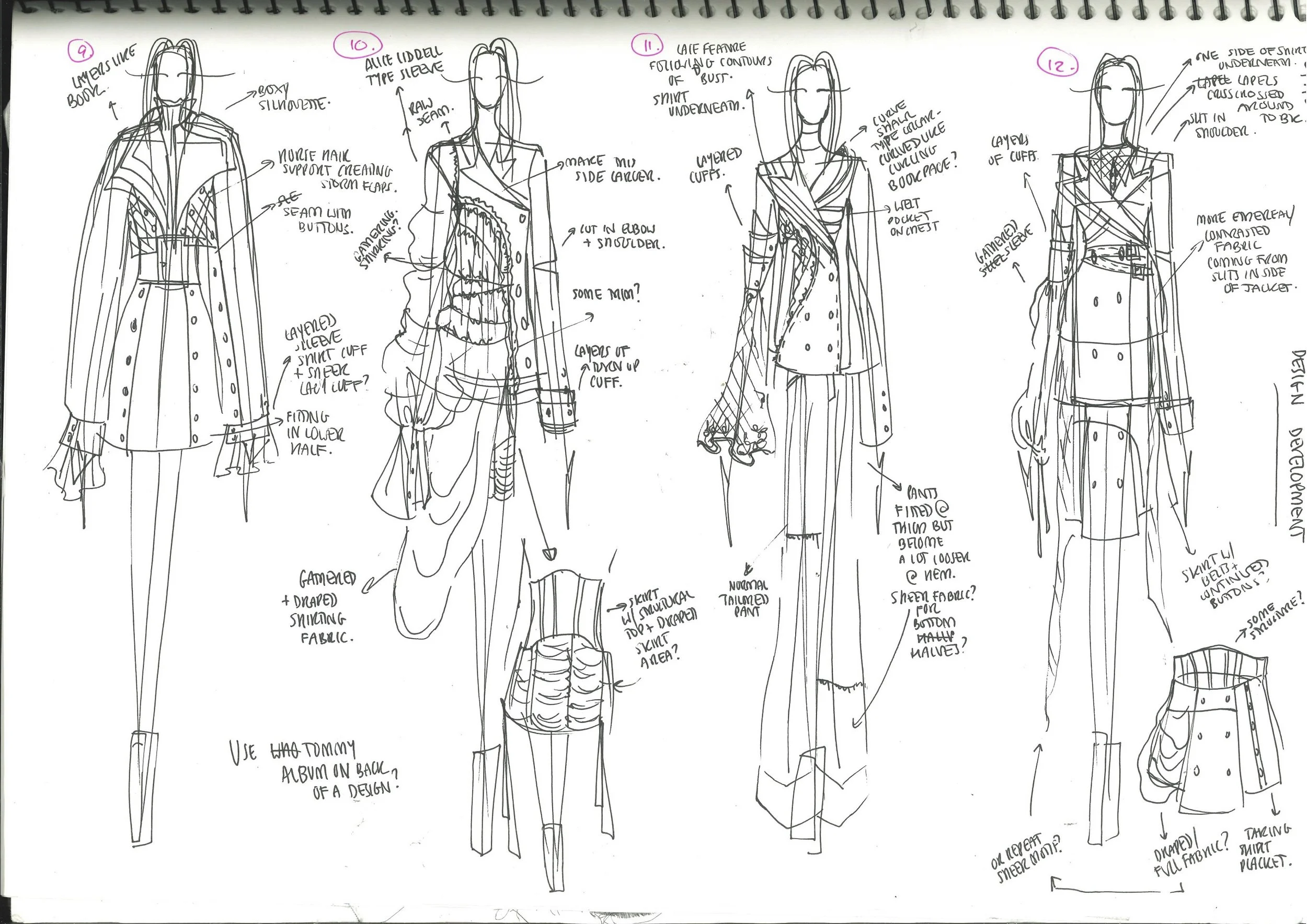 Design Development: Visual Diaries, FDS, Bachelor of Fashion Design