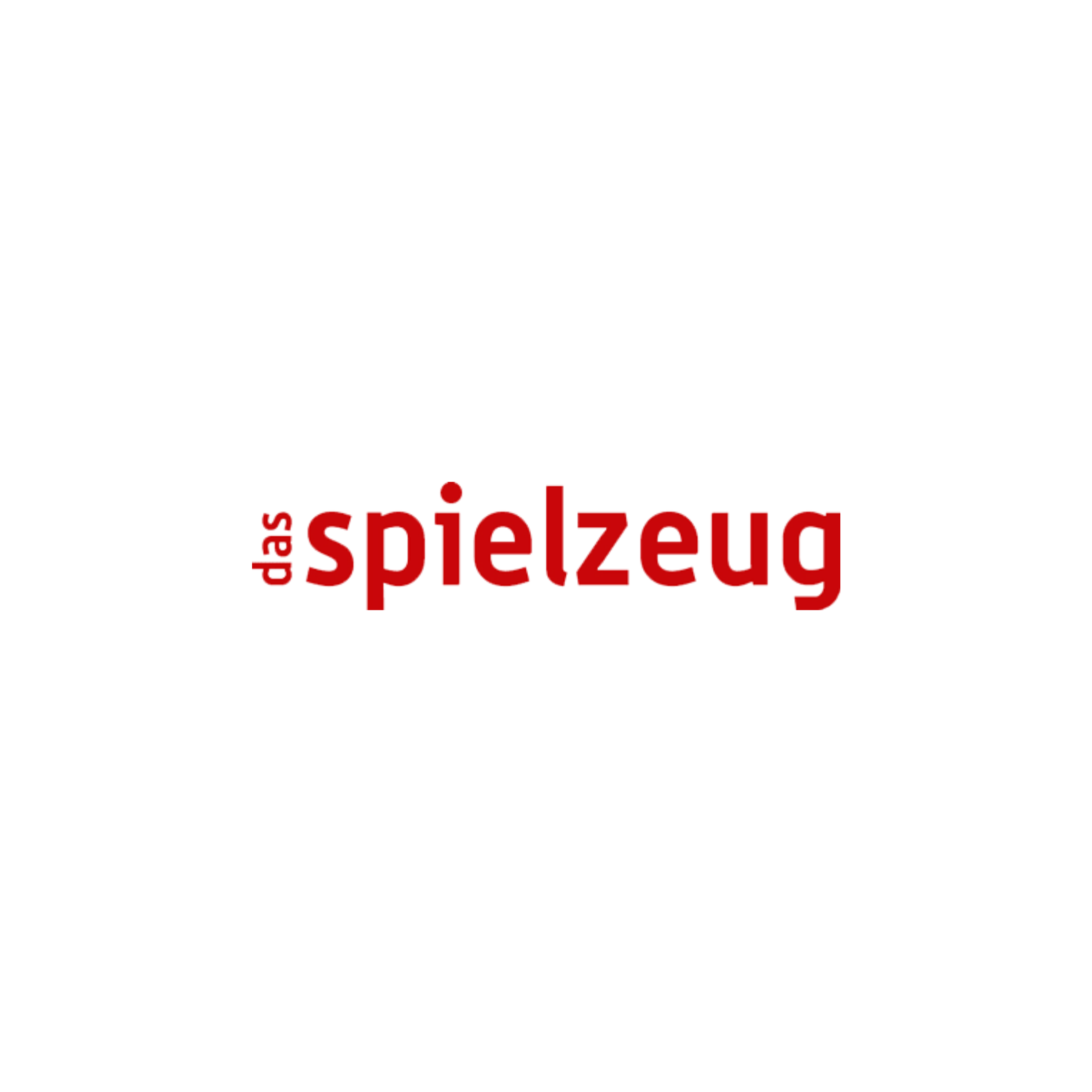 Schwarzes T-Shirt mit der roten Aufschrift 'das spielzeug' in der Mitte.