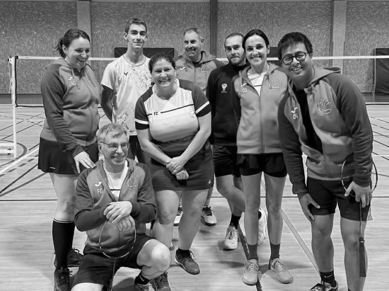 D2-2 (capitaine Cécile Gl.) : Cécile Ga. Estelle, Cécile Gl. Fredéric, Jules, Jérôme L., Lucas, Antoine Pi., Oudom