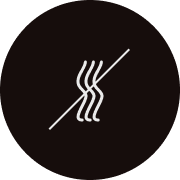 Logo représentant des lignes ondulées et droites croisées dans un cercle noir