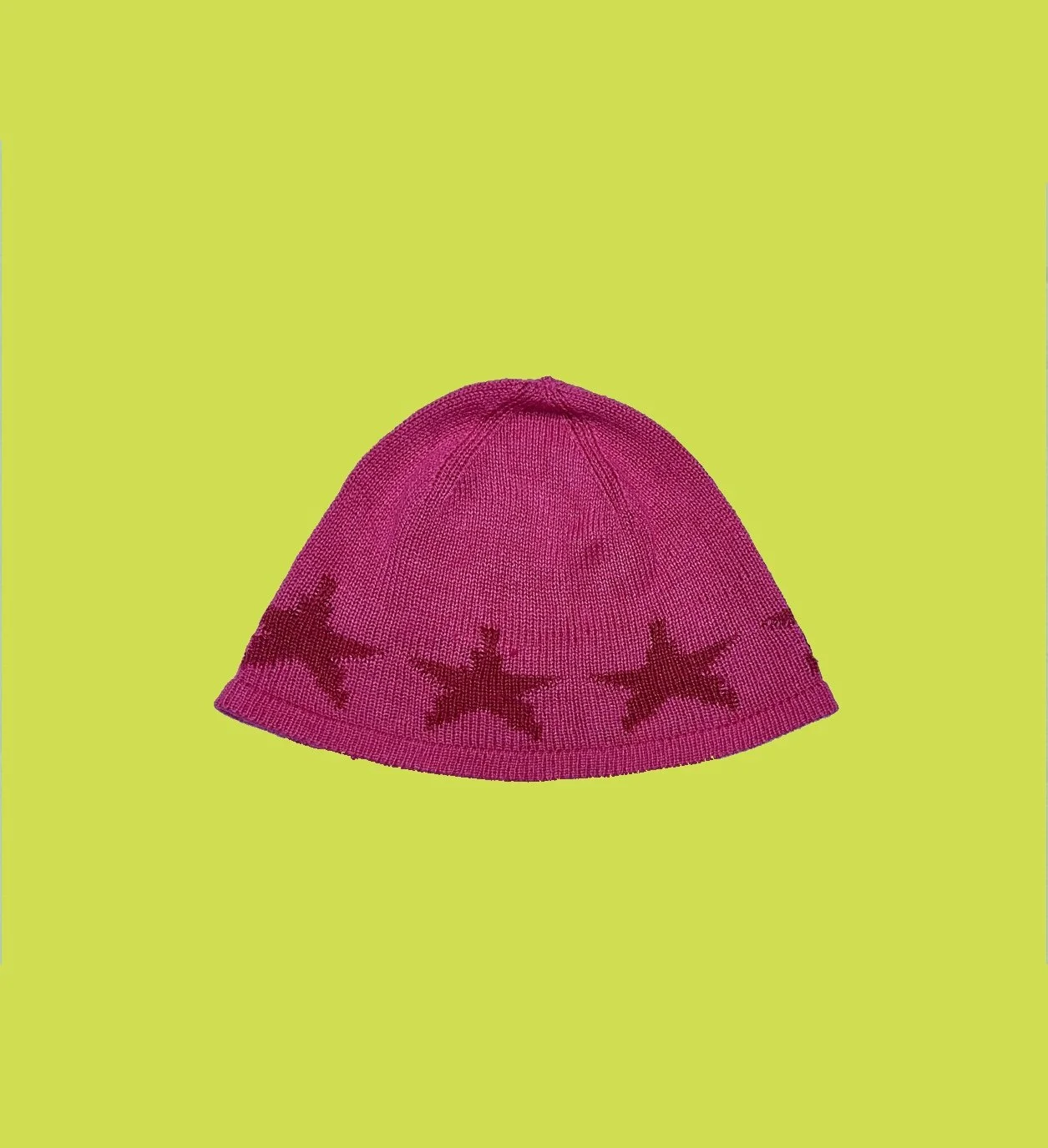 Star beanie pink