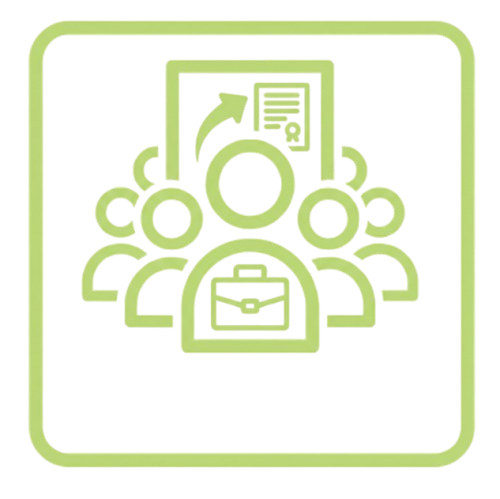 icon of people with jobs