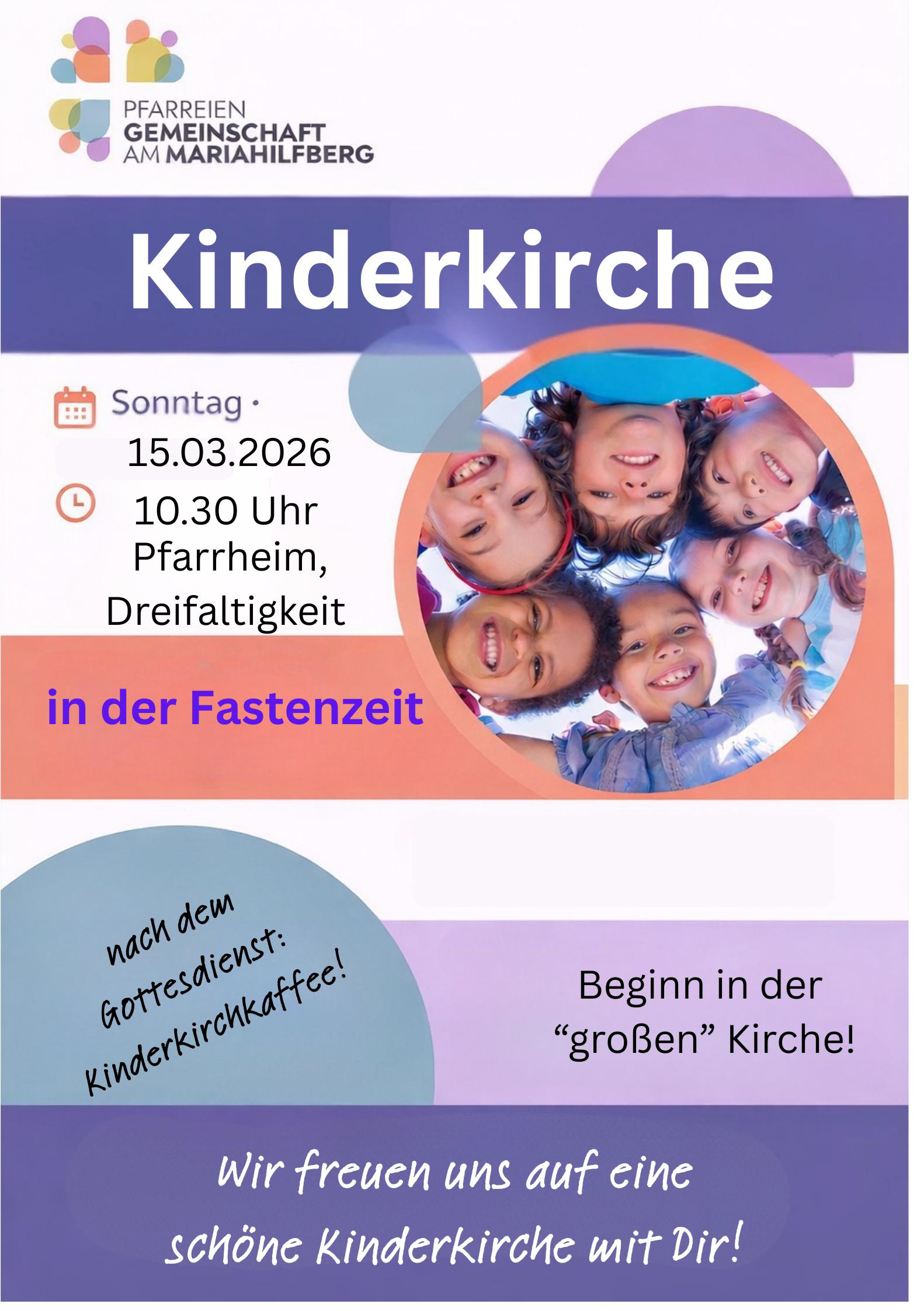 Familiengottesdienst mit anschließendem Fastensuppenessen