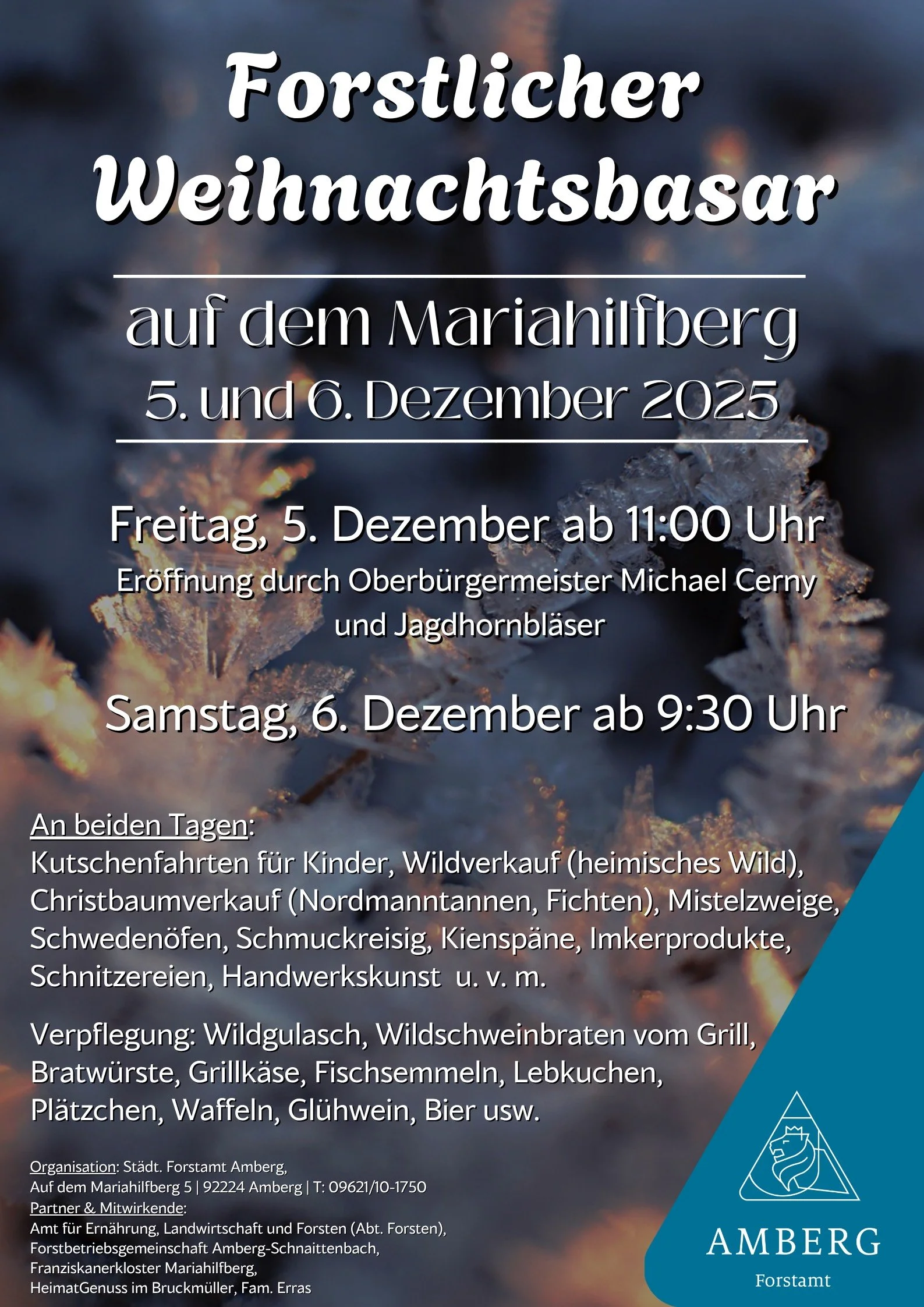 Verkaufsstand der Ministranten Dreifaltigkeit am “Forstlichen Weihnachtsbasar”