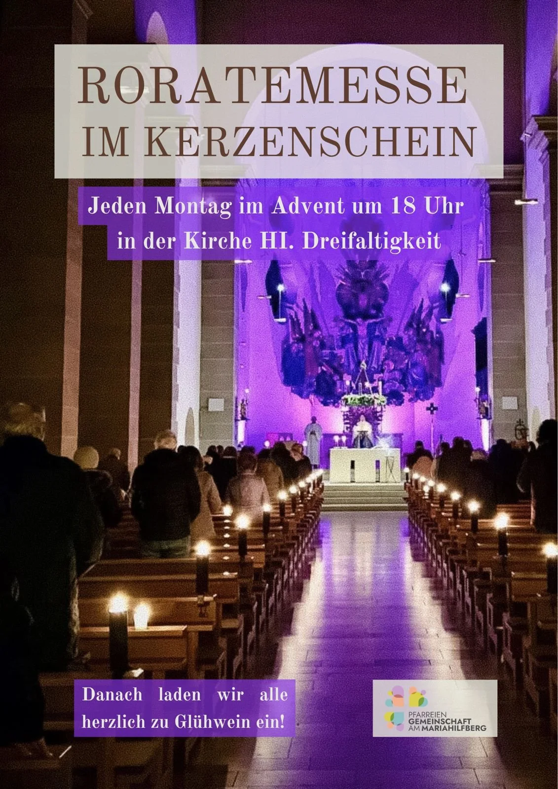 Rorate im Advent in der Kirche Hl. Dreifaltigkeit