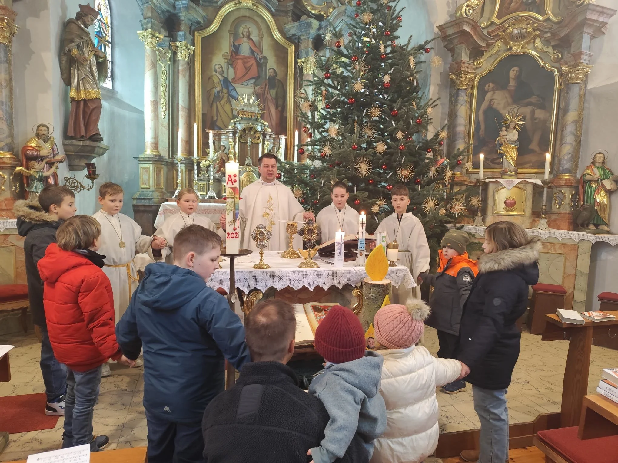 Winterpatrozinium Paulsdorf mit Vorstellung Erstkommunionkinder