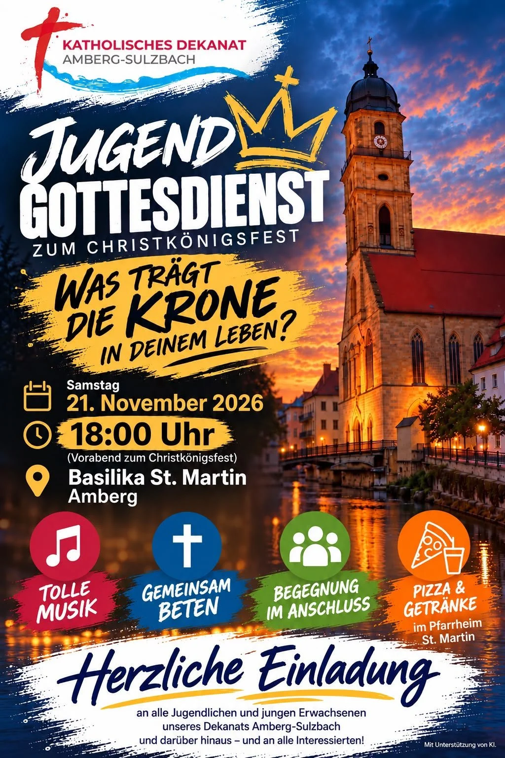 Jugendgottesdienst zu Christkönig in St. Martin