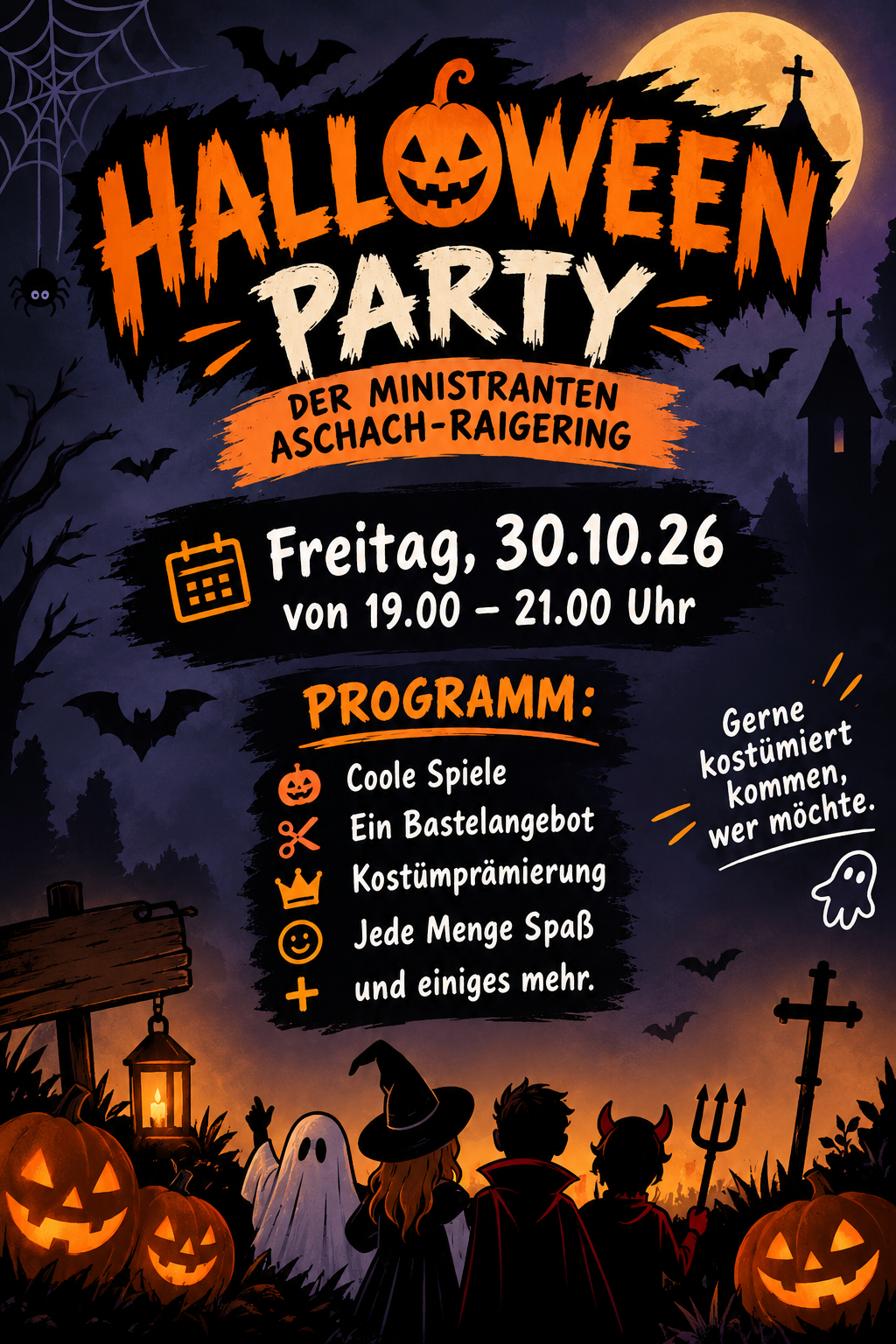 Halloweenparty Minis Aschach-Raigering