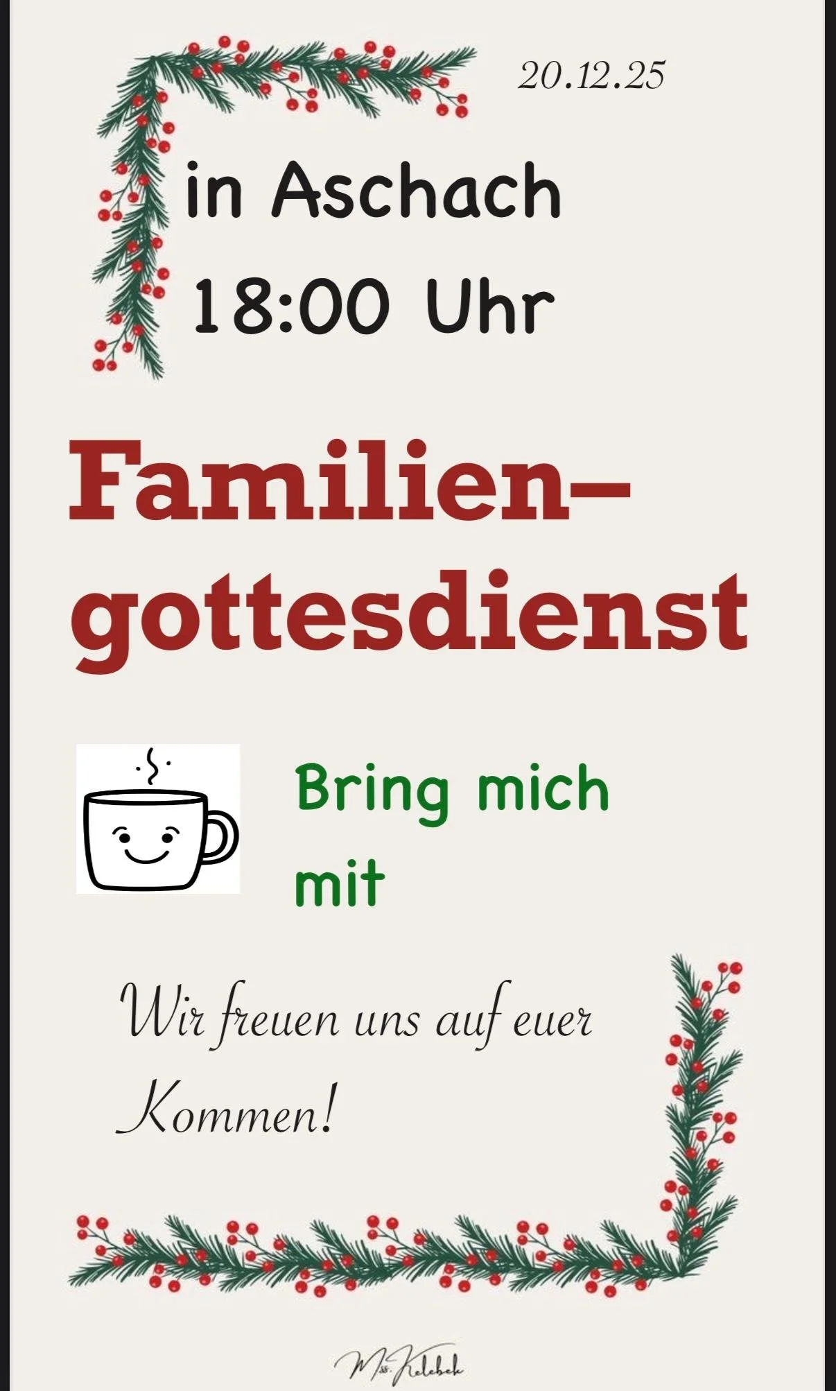Familiengottesdienst in Aschach