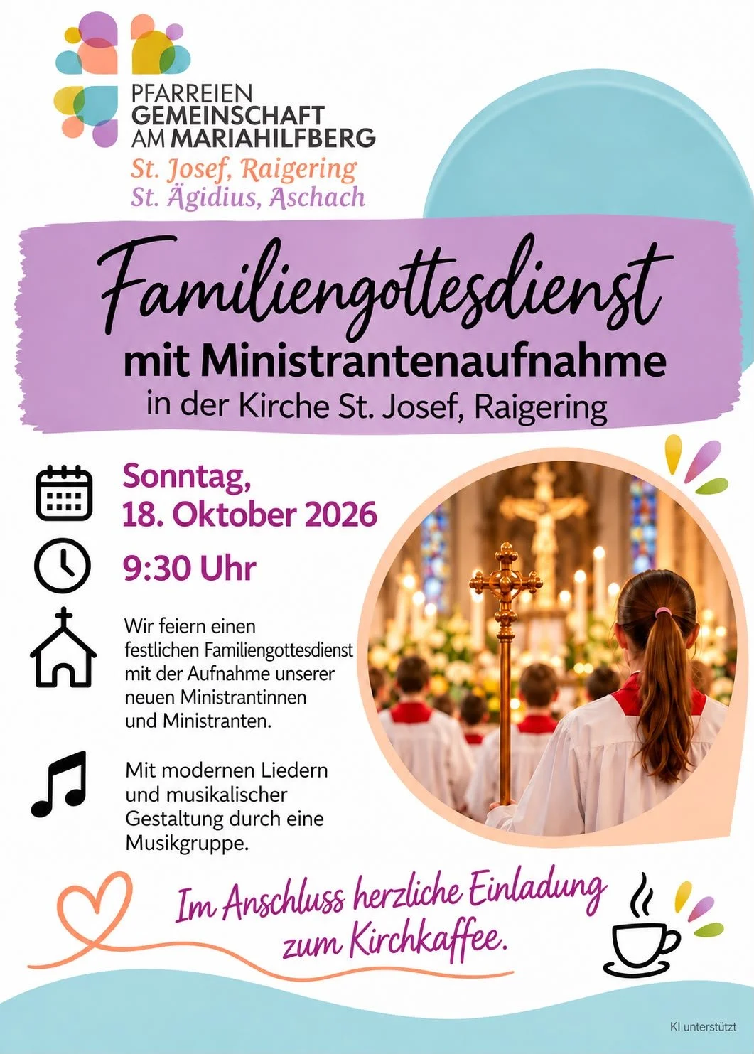 Ministrantenaufnahmen Raigering