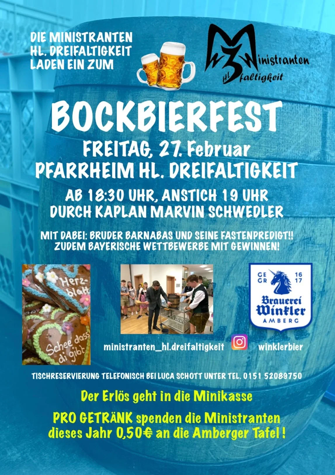 Bockbierfest der Minis Hl. Dreifaltigkeit