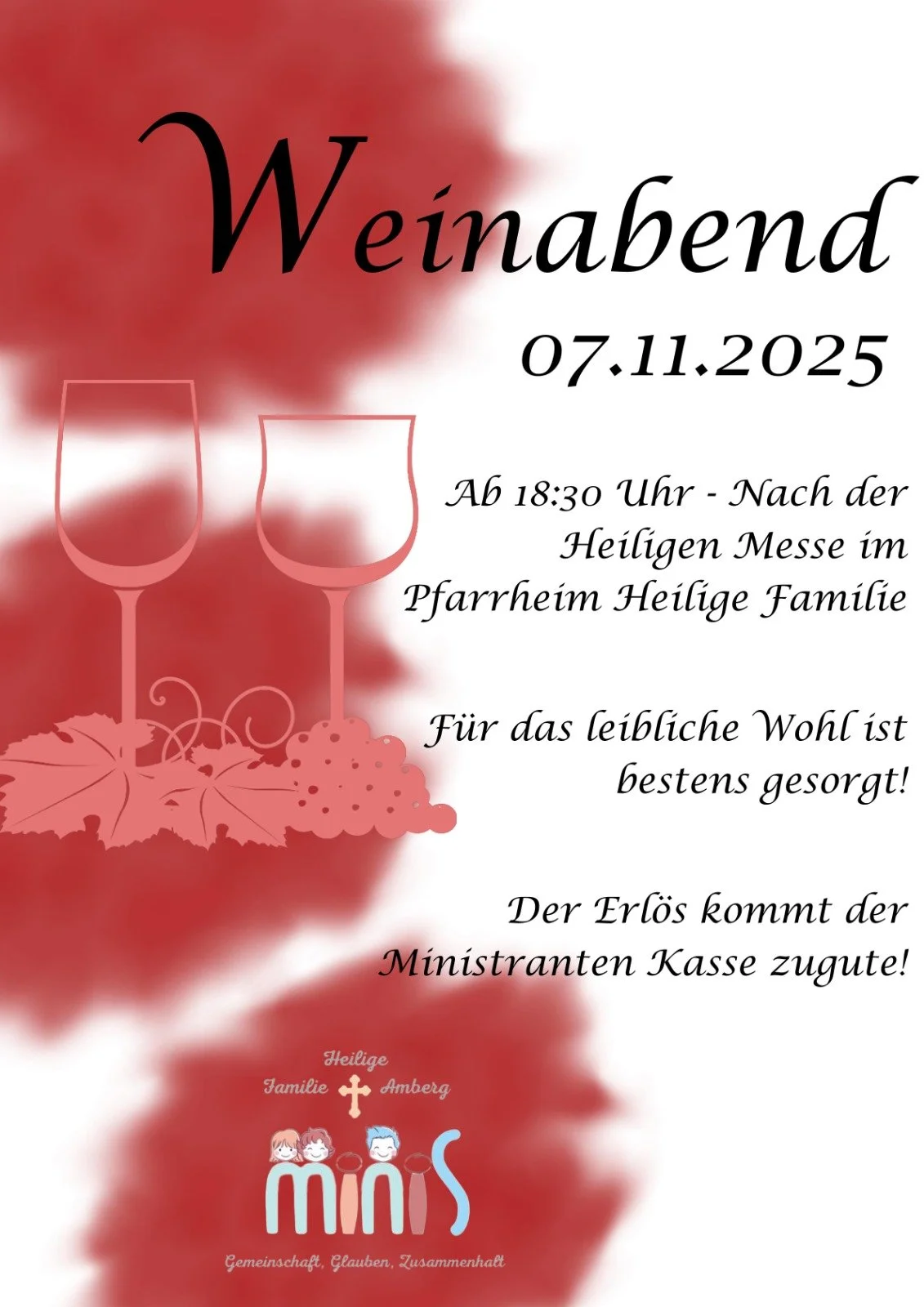 Weinabend Hl. Familie